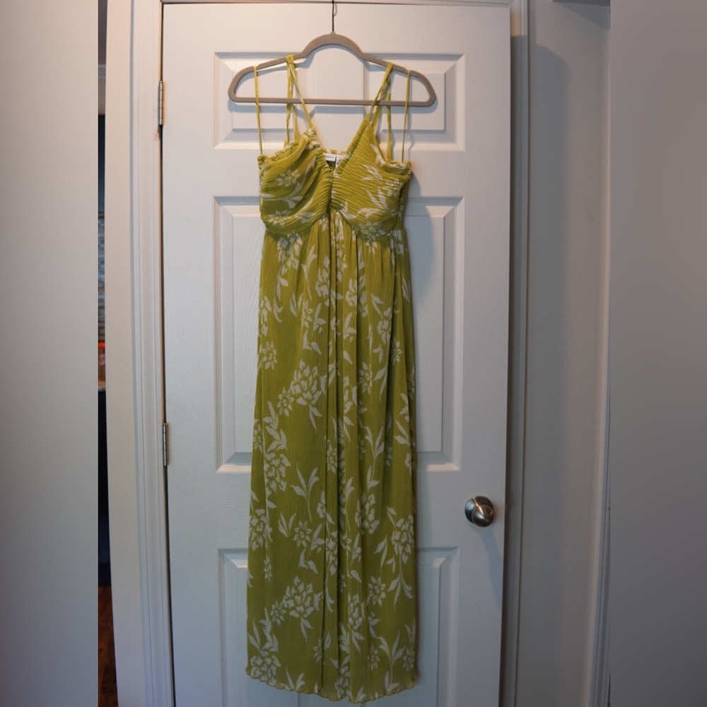 Formal floral dress, size medium